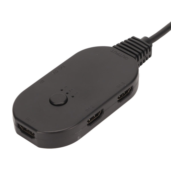4K 60HZ HD Multimedia Interface Switch 3 in 1 ut 18Gbps HD Multimedia Interface Switcher med fjärrkontroll