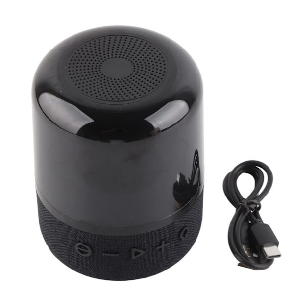 Färgglad glas-högtalare bärbar stereo ljud trådlös Bluetooth-högtalare med 3 ljuslägen för hem utomhus resor