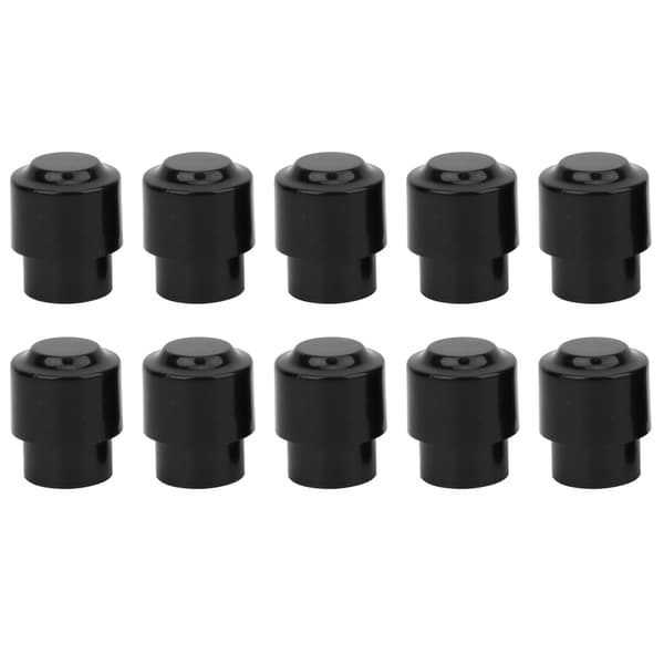 10 STK Pickup Switch Tip Cap Knob Elektrisk Gitar Del Tilbehør Knob Cap Svart