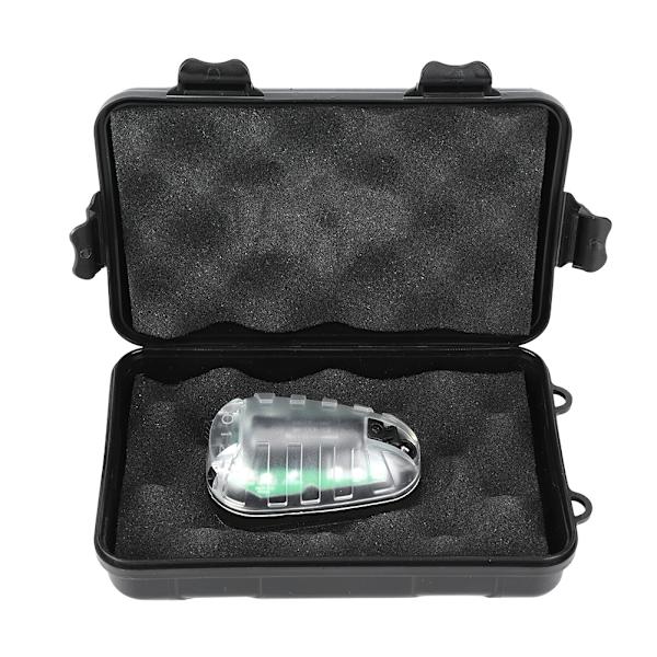 EX433-BK-GRØN Airsoft Tactics Survival IR Flash Vandtæt Mariehøne Lampe Sikkerheds Flash Light