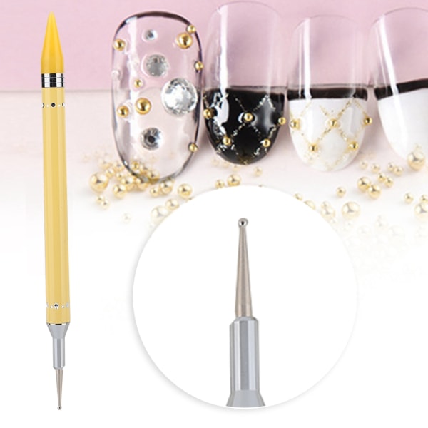 Dual Ended Nail Dotting Tegning Maling Pen Candy Color Nail Wax Stone Picker Manikyr Gul