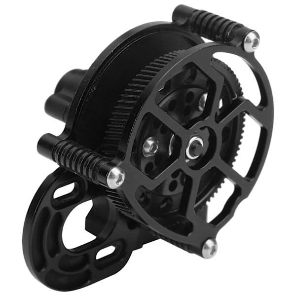 Holdbar sentertransmisjonsgirboks i stålmetall for Axial SCX10 1/10 RC-bil Svart
