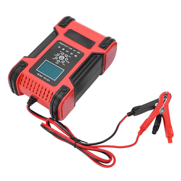 7-stegs smart batteriladdare automatisk batteriladdare polaritetsskydd AC100‑240V EU-kontakt