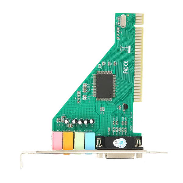 PCI-ljudkort Channel 4.1 för dator Desktop Intern Audio Karte Stereo Surround CMI8738