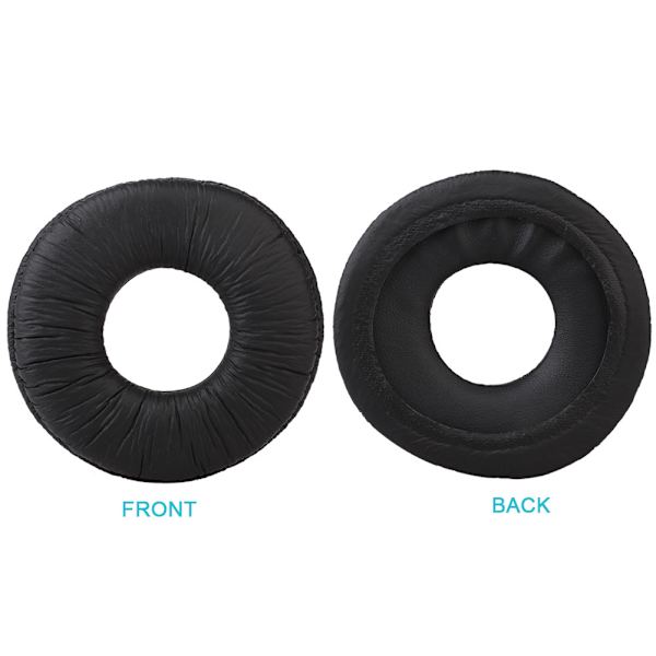 Ørepuder 70MM sort høj elasticitet Holdbar Bløde Komfortable Ørepuder til MDR ZX100 ZX300 Headset