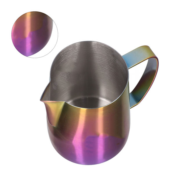 Mælkeskummerkande 600ml / 20oz Rustfrit Stål Flødeskummerkande til Cappuccino Latte Art