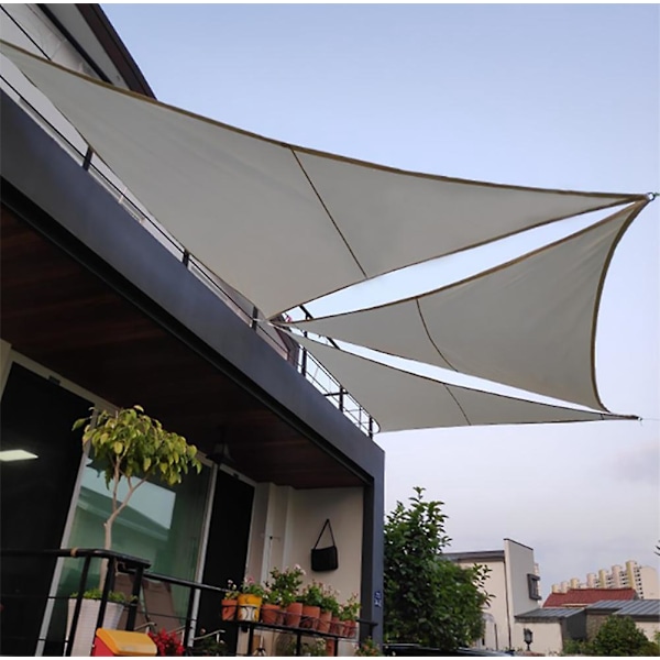 Markise solsejl PES vindfang UV-beskyttelse 3*3*4,3m