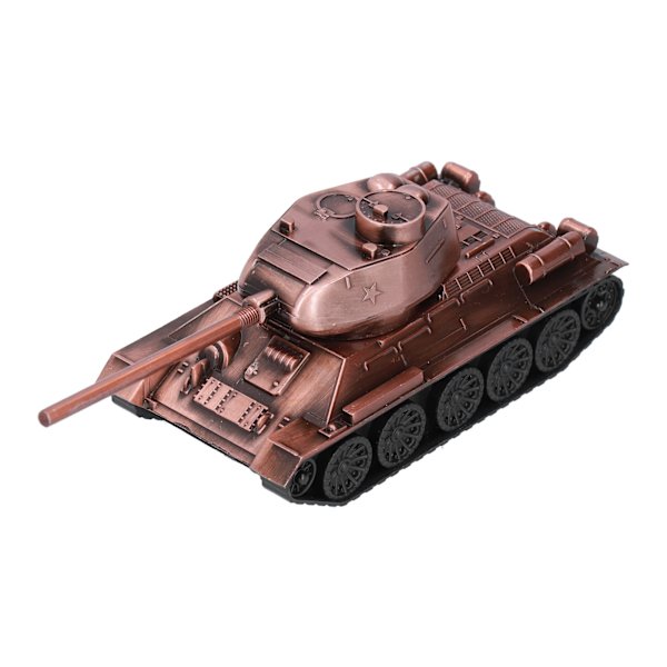 Tankmodell Dekoration Multifunktionell Retro Design Slitstark Militärtank Ornament för Gåvor Souvenirer Samlingar