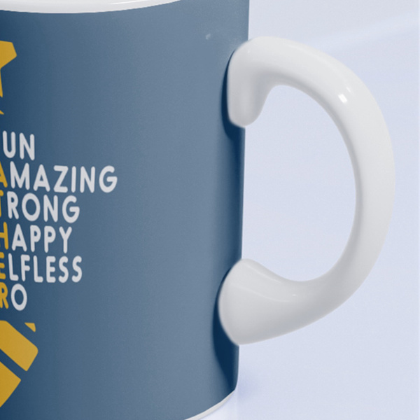 Kaffe Krus Klar Tryk Bred Mund Keramisk Drikkevandskop til Te Varm Chokolade Hjemmekontor CCP318