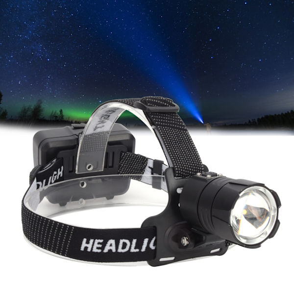 P70 4000LM Hög ljusstyrka USB Laddning Zoombar Stor Power Strong Light Pannlampa