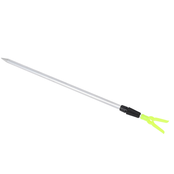 Fiskestangbrakett Strekkbar Aluminium Bærbar Fiskestang Bakkestangfeste for Fiske fra Land 80CM