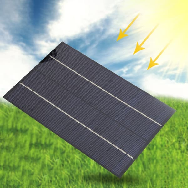 4,2W 18V Bærbar Effektiv Polykrystallinsk Silikon Solcellepanel for DIY Strømmlader