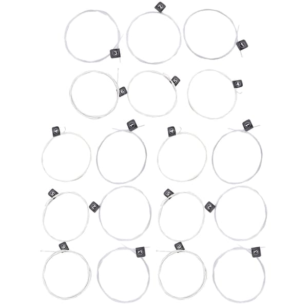 3 Set Klassiska Gitarrsträngar Ersättning Stabil Tonhöjd Nylon Silverpläterade Tillbehör NX35