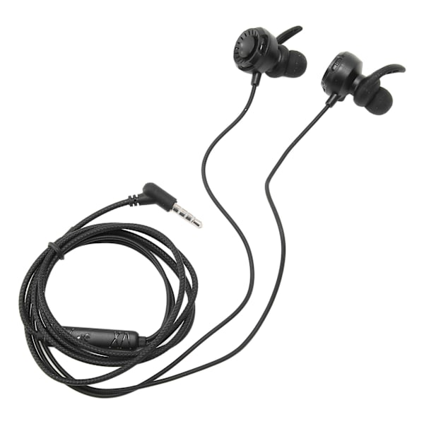 3,5 mm spelhörlurar Multifunktionsstereo brusreducering Trådbundna spelhörlurar med mikrofon för bärbar dator mobiltelefon PC
