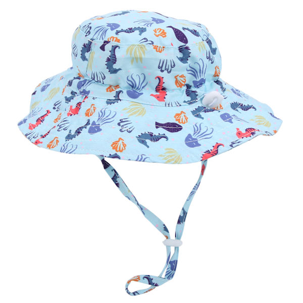 Hurtigtørrende spandhat unisex baby dreng pige udendørs justerbar strand cap spandhat4# S