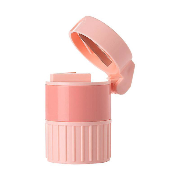 Cut Crush Pillerkutter och Krossare - Blå, 1 styck (förpackning med 1) - Bärbar Rosa Medicinförvaring