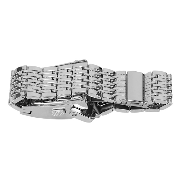Alloy Watch LED Digital Display Quick Release Fasjonabel herreklokke for daglig virksomhet Sølvblått lys