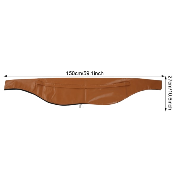 PU Bärbar Bågskytte Bow Bag Case Container för traditionell bågejakt skytte Tillbehör brun