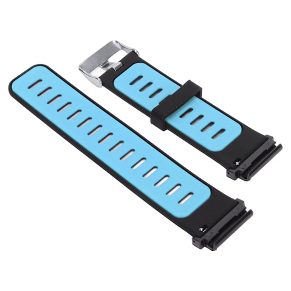 22 mm silikone urrem dobbeltfarvet silikone urrem udskiftning til Fenix ​​7 Black Blue