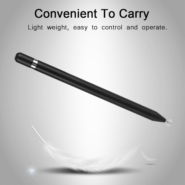 Kapacitiv Skærm Touch Pen Stylus Til Android/iOS/Windows/ipadpenil Telefon Tablet (Sort)