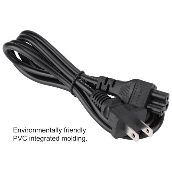 1,2 m 3-huls blommeformet hale universal strømkabel til husholdningsapparater US 100-240V