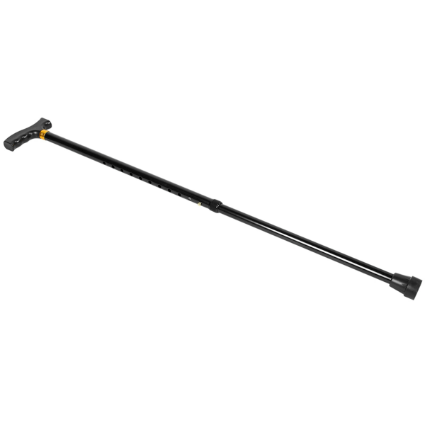 Förtjocka aluminiumlegering utomhus Anti-sladd justerbar hopfällbar käpp Äldre gåstavar Present