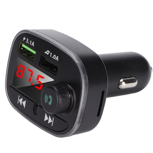 Bluetooth-auton FM-lähetin Handsfree langaton Bluetooth-radiosovitin mikrofonilla autoon