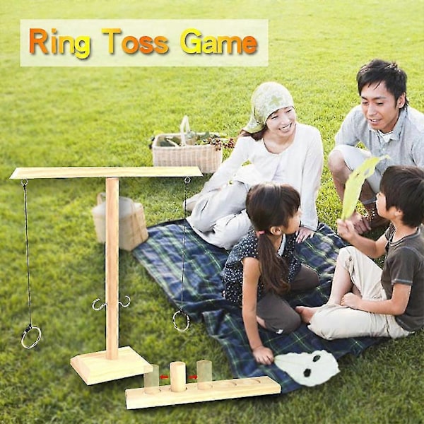 Interaktivt Hook And Ring Toss Battle Craggy Spil for Voksne - Drikkespil Sort