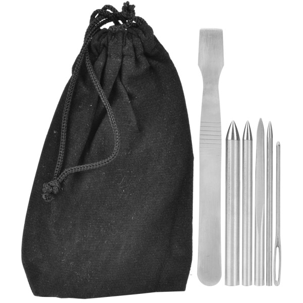 6st/ set Rostfritt stål Paracord Vävsömmar Snörningsnålar Set Armband Stickning DIY Tool