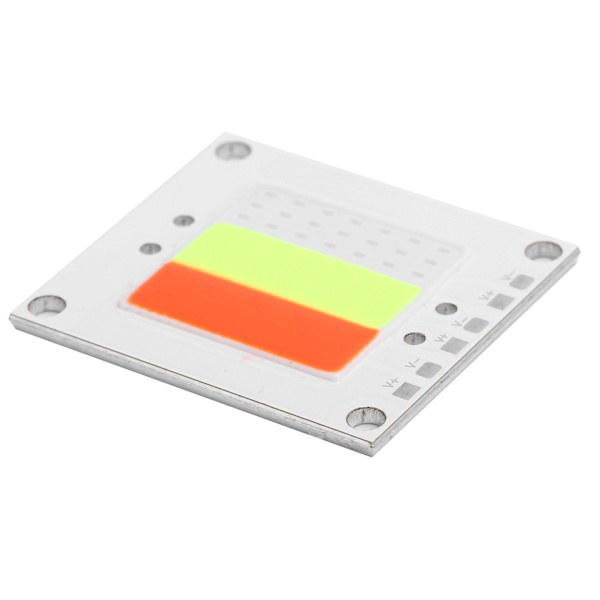 40X45mm 50W LED integrerad ljuskälla High Power COB Bulb Flood Light Röd Grön Blå