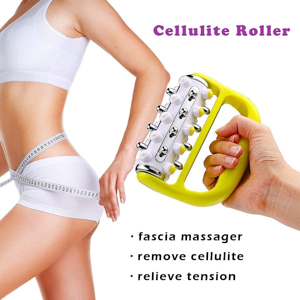 Cellulitmassagerulle - Mini Trigger Point Djupvävnadsmassageverktyg för män och kvinnor