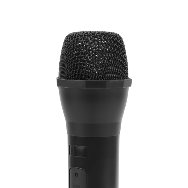 Realistisk propmikrofon for karaoke danseshow. Øv mikrofonpropp for karaoke svart Black