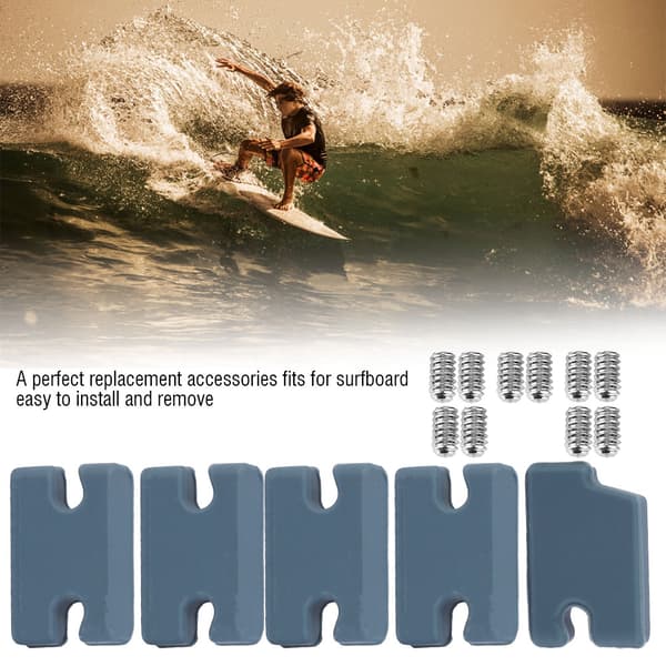 5 st/set PVC-fenkompatibilitetskit Tab Infill Surfbrädetillbehör