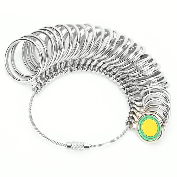 Metal Ring Sizer Fingerring Fingerstørrelsesmåler Smykkeværktøj Tilbehør US Størrelse