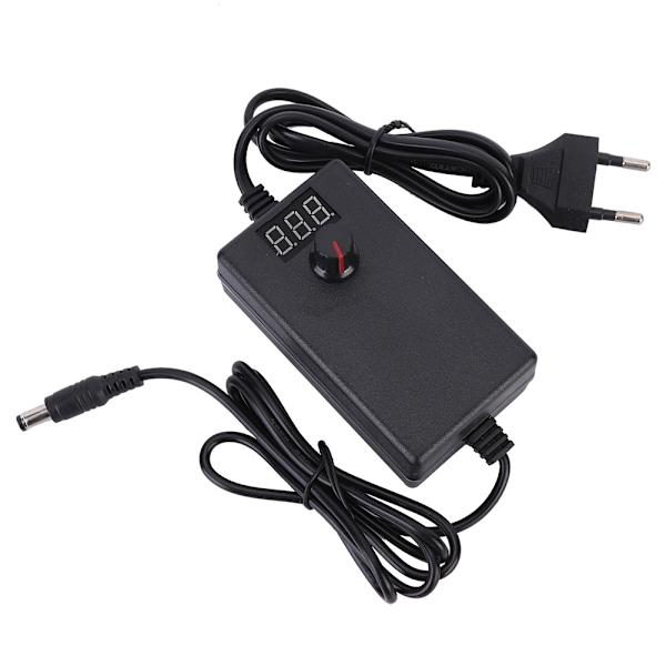 3-12V 2A Vandpumpe Bore Motor Display Skærm Justerbar Strømforsyning med 24W Hastighedsregulerende AdapterEU Stik