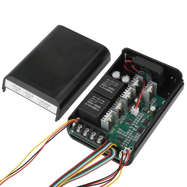 DC 10-55V 40A Digital Display DC Motor Hastighetskontroll CW CCW Reversibel Strömbrytare