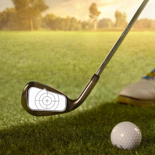 Golfkølle Driver Wood Iron Træningshjælpsklistermærke