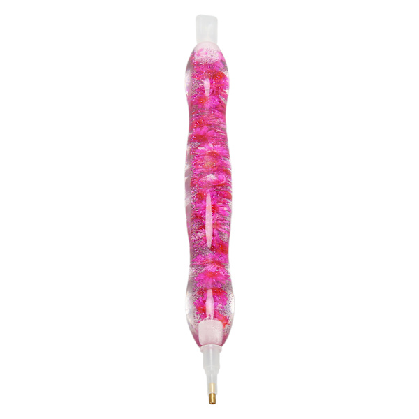 15,8 cm Rhinestone Art Pen Rhinestone Maleri Pen Rhinestone Art Maleri Tilbehør Værktøjssæt Rød Blomst
