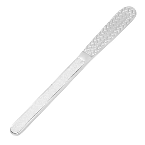 Nagelfil Dubbelsidig Design Liten Bärbar Stark Praktisk Nagelfil i rostfritt stål för Hemma Nagelsalonger Resor