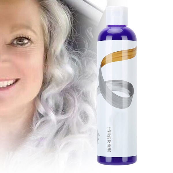 275 ml hårfarve gul fjernelse linned grå sølv farvelås shampoo