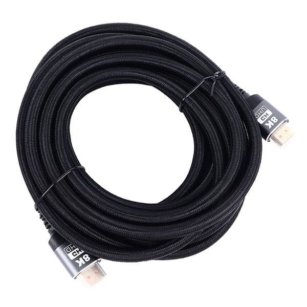 HD Multimedia Interface-kabel Guldpläterad 8K-stödd 48 Gbps Dynamisk HDR VRR QMS HD-kabel för TV-datorskärm Typ 1 5 meter