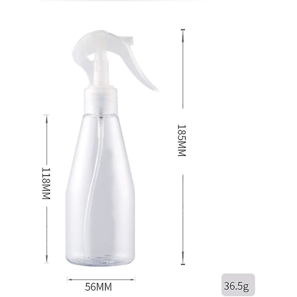 4 Stycken 200ml Tom Sprayflaska, Tomma Sprayflaskor Klar Plast, Sprayflaskor För Trädgård, Växter, Rengöring, Trädgårdsarbete, Kosmetika