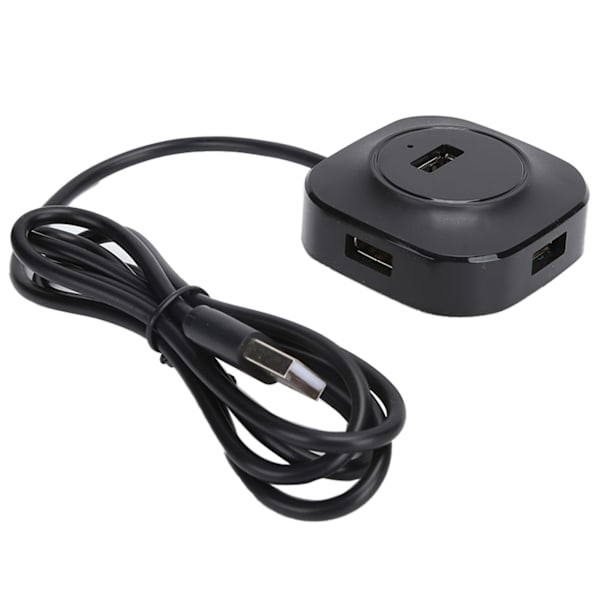 USB-keskitin, 4-porttinen sovitinlaturi, ultraohut datanjakaja PVC:stä flash-kiintolevylle, näppäimistölle 2.0