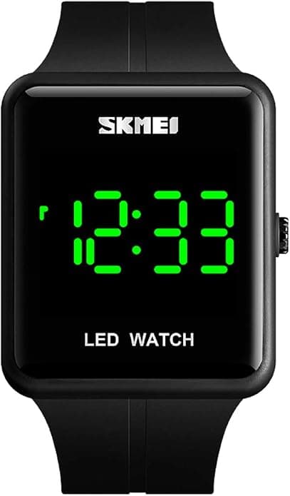 Unisex Square LED Digital Watch Large Dial Fashion