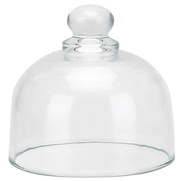 Transparent Glass Støvdeksel for Klokker Ornamenter DIY Dekorasjon Samling