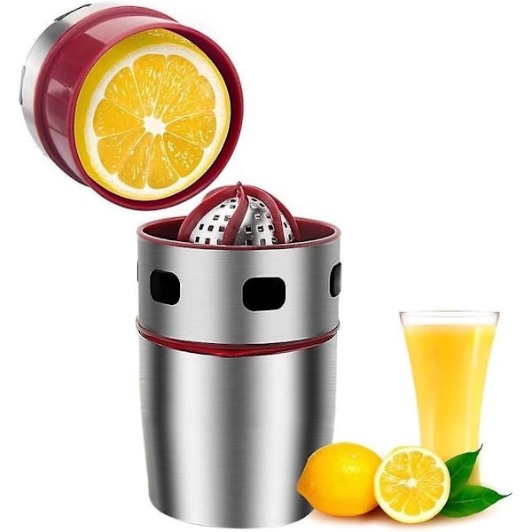 Manuell rustfri stål juicer og sitronpresser for hjemmebruk