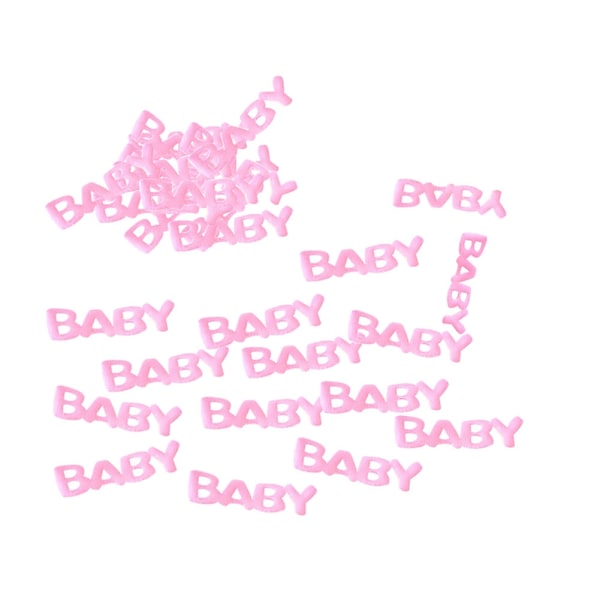 100 stk / pose DIY konfetti til babyshower bursdagsfest dekorasjon (#4)