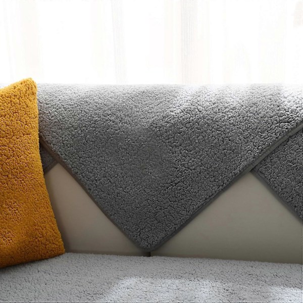 Premium Velour Sofabetræk, Skridsikre Sofabetræk, Elaborerede og Udsøgte Sofabetræk, Sofahyndebetræk til Soveværelse, Hotel og Kontor 70*70cm)