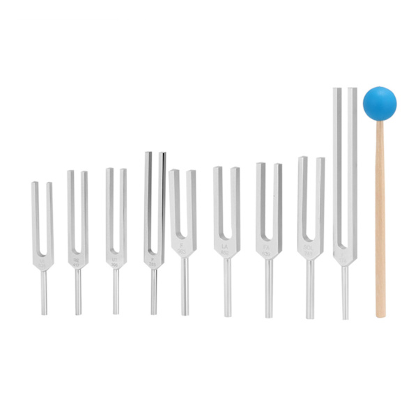9 kpl 174/ 285/ 396/ 417/ 528/ 639/ 741/ 852/ 963HZ Tuning Fork Sound Healing Therapy set