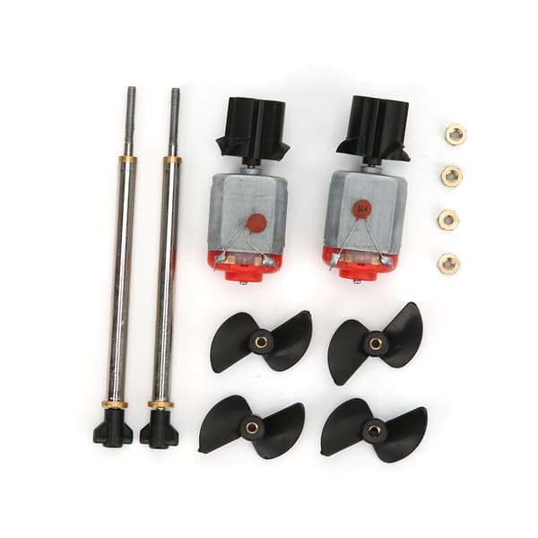 Elektrisk RC Imitation Krokodilbåt Leksak Propeller Motor Tillbehör Passar Flytec V005